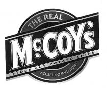 THE REAL McCOY's RIDGE CUT POTATO CHIPS ACCEPT NO IMITATIONS