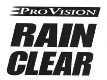 PROVISION RAIN CLEAR