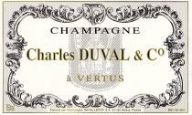 CHAMPAGNE Charles DUVAL & Co à VERTUS Élaboré par Champagne DUVAL-LEROY S.A. 51130 Vertus, France