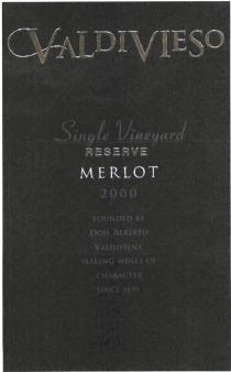 VALDIVIESO RESERVE MERLOT