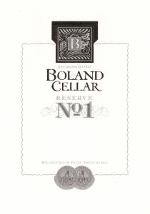 BOLAND CELLAR RESERVE N° 1