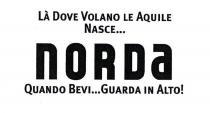 LÀ DOVE VOLANO LE AQUILE NASCE... NORDA QUANDO BEVI...GUARDA IN ALTO!