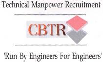 CBTR Technical Manpower Recruitment 'Run By Engineers For Engineers'