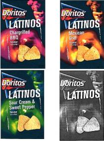 Doritos LATINOS Chargrilled BBQ flavour corn chips