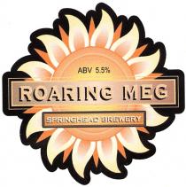 ABV 5.5% ROARING MEG SPRINGHEAD BREWERY