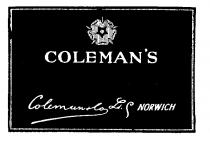 COLEMAN'S