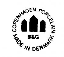 B & G COPENHAGEN PORCELAIN
