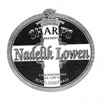 DUM SPIRO SPERO SHARPS BREWERY Nadelik Lowen CASK CONDITIONED Ale. 4.8% Vol. ROCK, CORNWALL