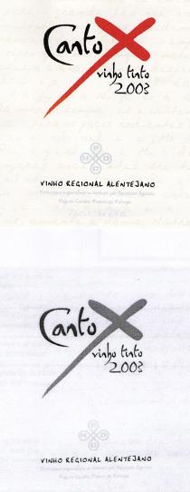 Canto X vinho tinto 2003 P D C H VINHO REGIONAL ALENTEJANO