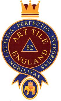 82 ART TILE ENGLAND LAUTITIA PERFECTIO INTEGRITAS NOBILITAS