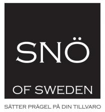 SNÖ OF SWEDEN SÄTTER PRÄGEL PÅ DIN TILLVARO