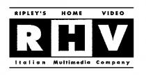 RIPLEY'S HOME VIDEO RHV Italian Multimedia Company