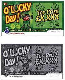 O'LUCKY Day! Top Prize £X,XXX The National Lottery