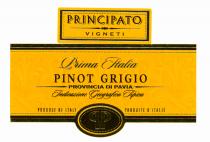 Prima Italia PINOT GRIGIO PROVINCIA DI PAVIA PRINCIPATO VIGNETI