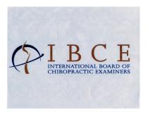 IBCE INTERNATIONAL BOARD OF CHIROPRACTIC EXAMINERS