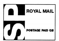 SP ROYAL MAIL POSTAGE PAID GB