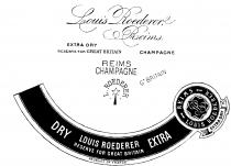 LOUIS ROEDERER EXTRA DRY REIMS CHAMPAGNE