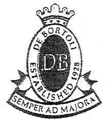DB DE BORTOLI ESTABLISHED 1928 SEMPER AD MAJORA