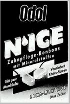 Odol N'ICE Zahnpflege-Bonbons mit Mineralstoffen Vermindert Karies-Säuren Gibt pure Atemfrische EUKA-MENTHOL Ohne Zucker