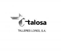 t talosa TALLERES LORES, S.A.