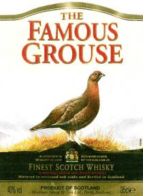 THE FAMOUS GROUSE FINEST SCOTCH WHISKY