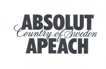 ABSOLUT APEACH Country of Sweden