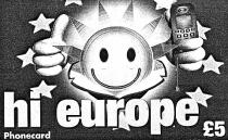 hi europe Phonecard £5