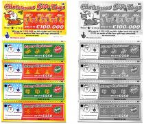 Christmas Gift Tags WIN UP TO £100,000 The National Lottery Merry Christmas