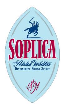 SOPLICA Polska Wódka DISTINCTIVE POLISH SPIRIT 1891 GNIEZNO