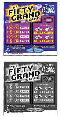 THE FIFTY GRAND GAME TOP PRIZE £50,000! The National Lottery