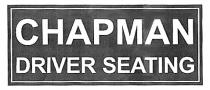 CHAPMAN DRIVER SEATING