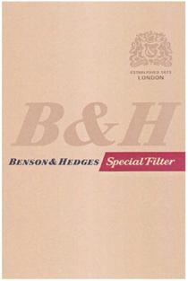 B&H BENSON&HEDGES Special Filter