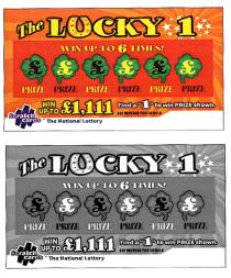 THE LUCKY 1 WIN UP TO 6 TIMES £ PRIZE Scratch cards WIN UP TO £1,111 Find a 