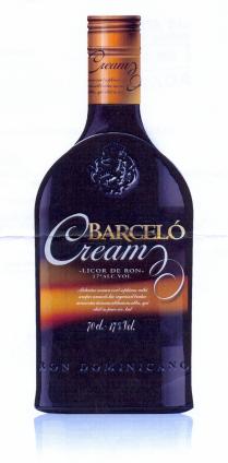 BARCELÓ Cream -LICOR DE RON-