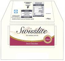 Swisslite NO ADDED SUGAR FINEST QUALITY Milk Chocolate with Hazelnuts SUITABLE FOR DIABETICS WITH SWEETENERS 100g e