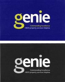 genie Commanding Excellence HBOS property services Helpline 64444