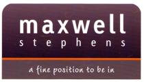 maxwell stephens a fine position to be in