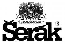 Šerák 1874 PIVOVAR HANUSOVICE