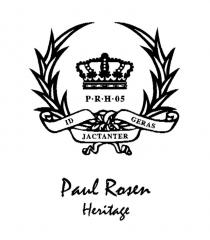 P·R·H·05 ID GERAS JACTANTER Paul Rosen Heritage