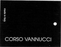 CORSO VANNUCCI made in Italy