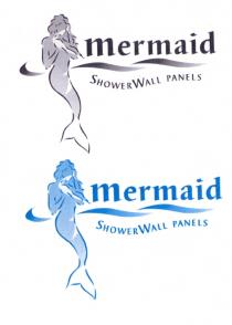 mermaid WIDE SHOWER WALL PANELS