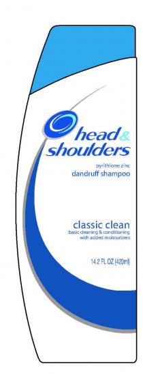 head & shoulders pyrithione zinc dandruff shampoo classic clean