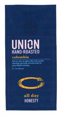 UNION HAND-ROASTED colombia all day HONESTY