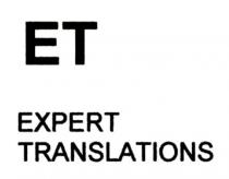 ET EXPERT TRANSLATIONS