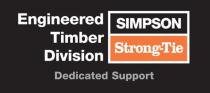 Engineered Timber Division SIMPSON Strong-Tie Dedicated Support