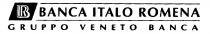 BANCA ITALO ROMENA GRUPPO VENETO BANCA