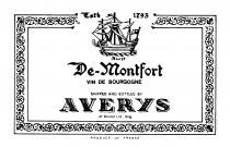 De-Montfort VIN DE BOURGOGNE AVERYS