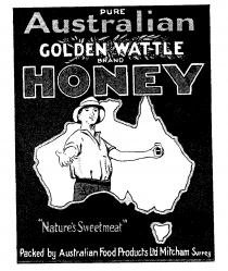 PURE Australian GOLDEN WATTLE BRAND HONEY