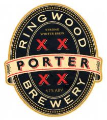 PORTER RINGWOOD BREWERY STRONG WINTER BREW X X X X