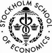 STOCKHOLM SCHOOL OF ECONOMICS